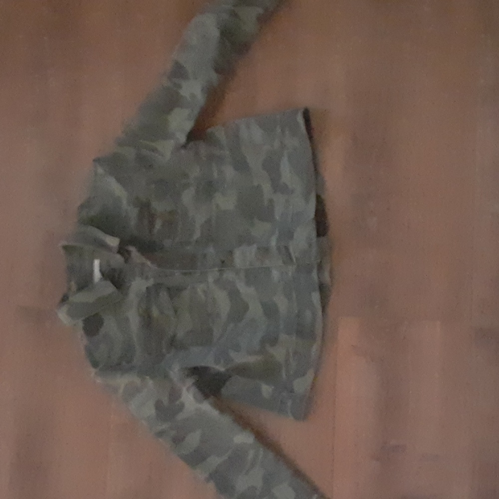 Copper Key Green Camouflage Crop Jacket Size Small